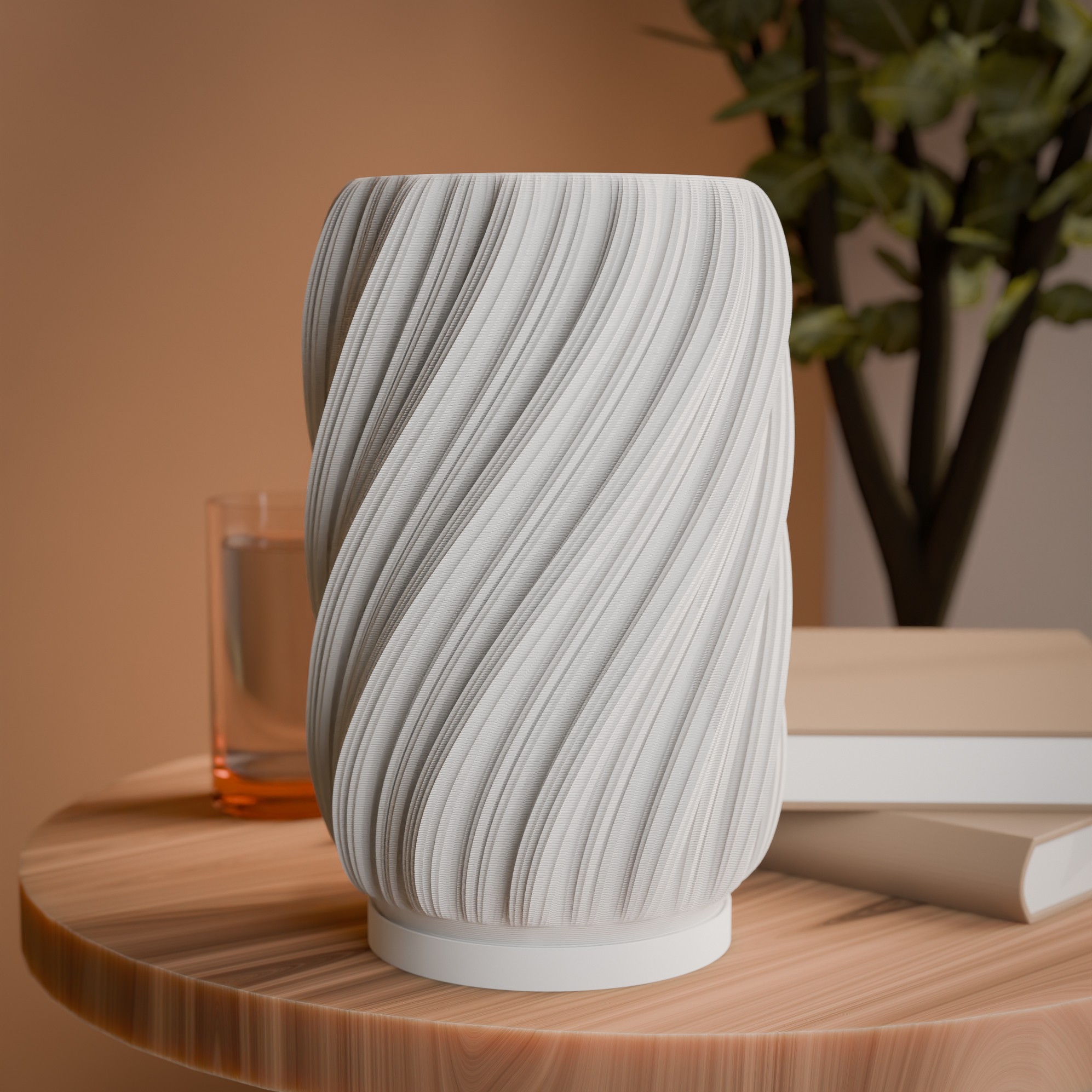 Modern 3D Printed Desk Lamp