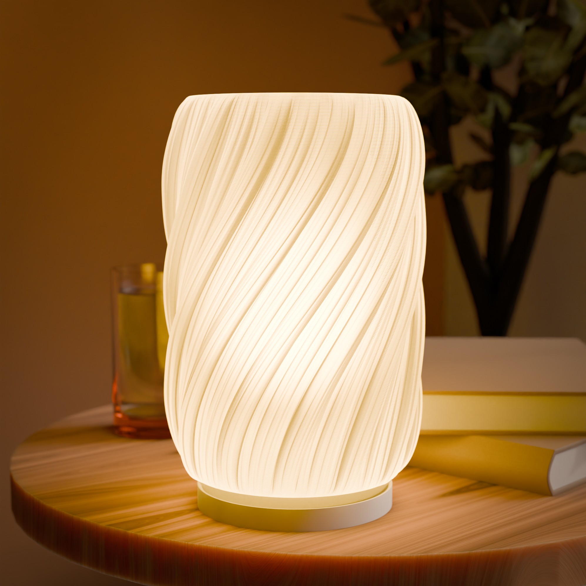 Modern 3D Printed Desk Lamp