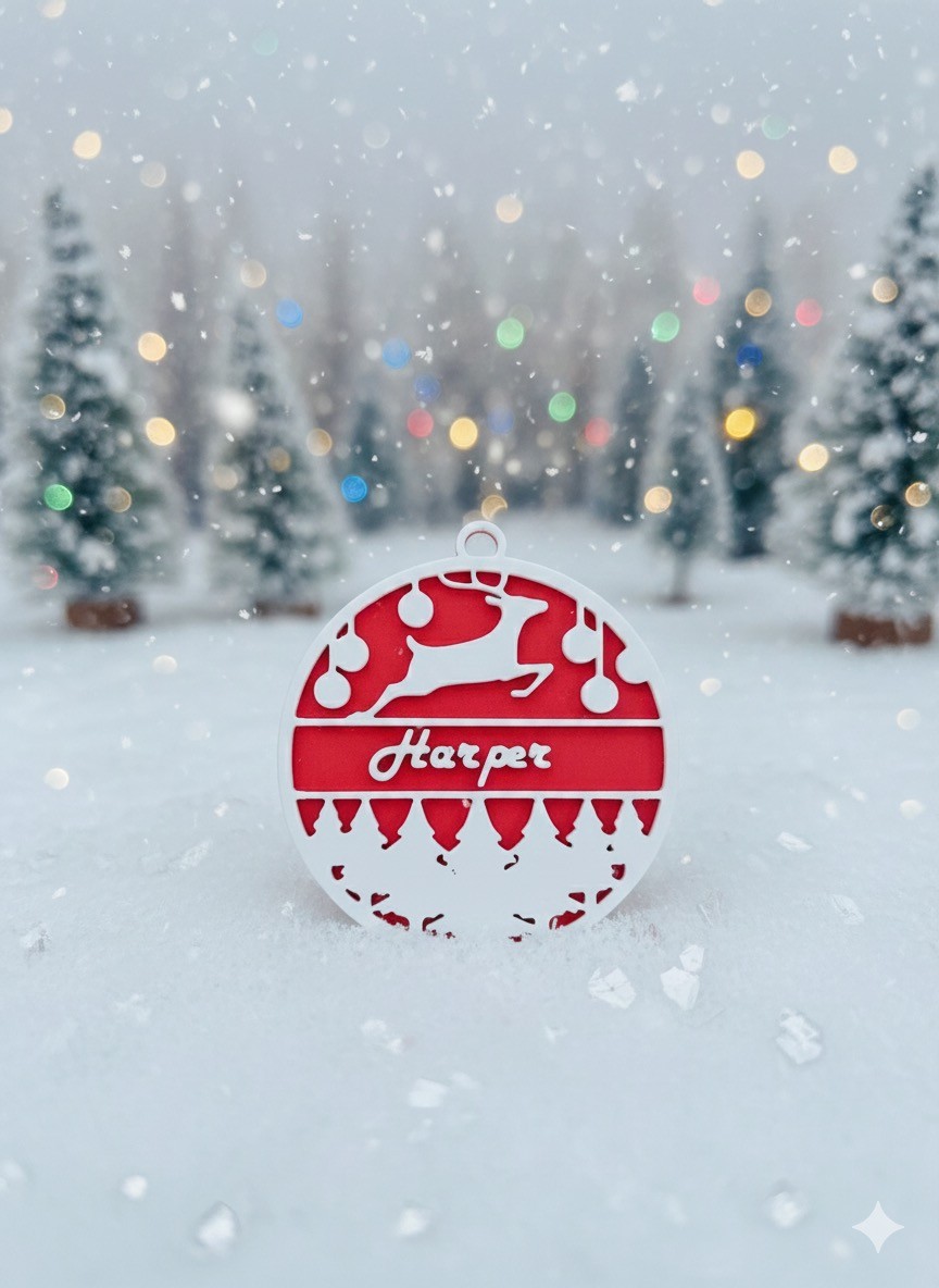 Customizable Holiday Ornaments