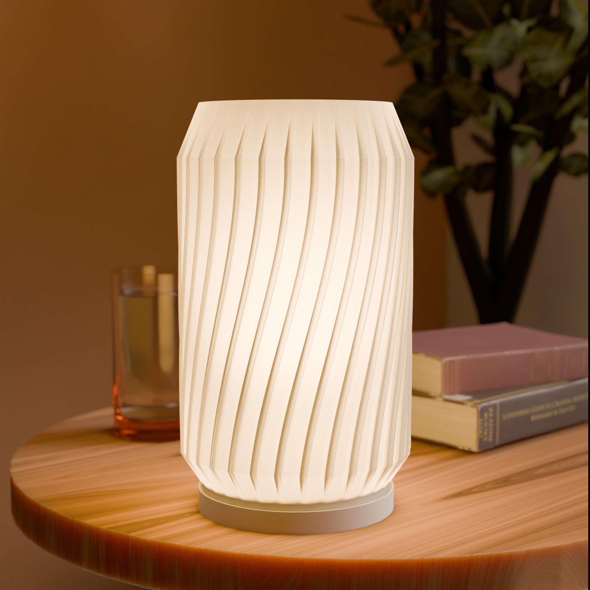 Modern 3D Printed Desk Lamp