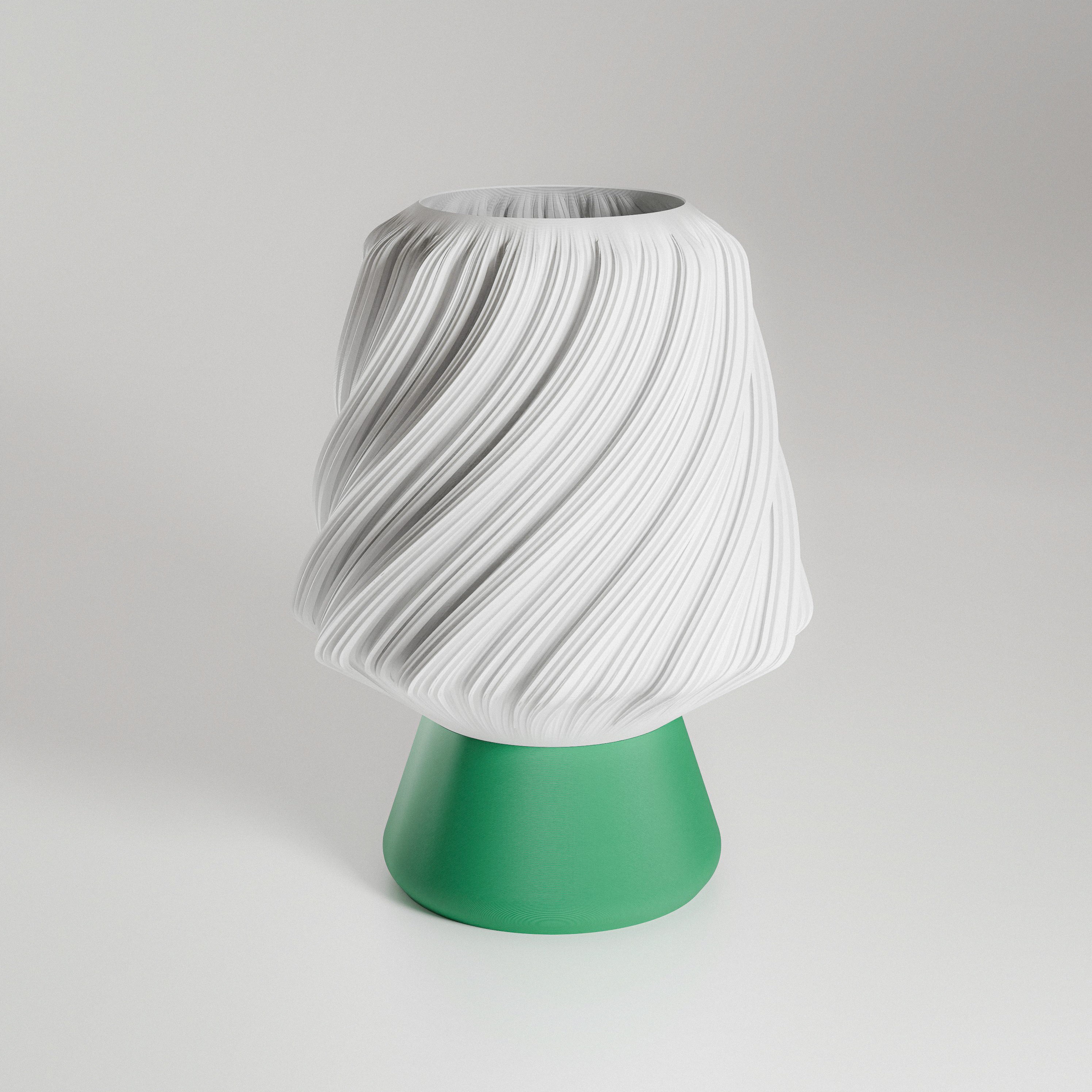 Modern Dome-Style 3D Printed Table Lamp