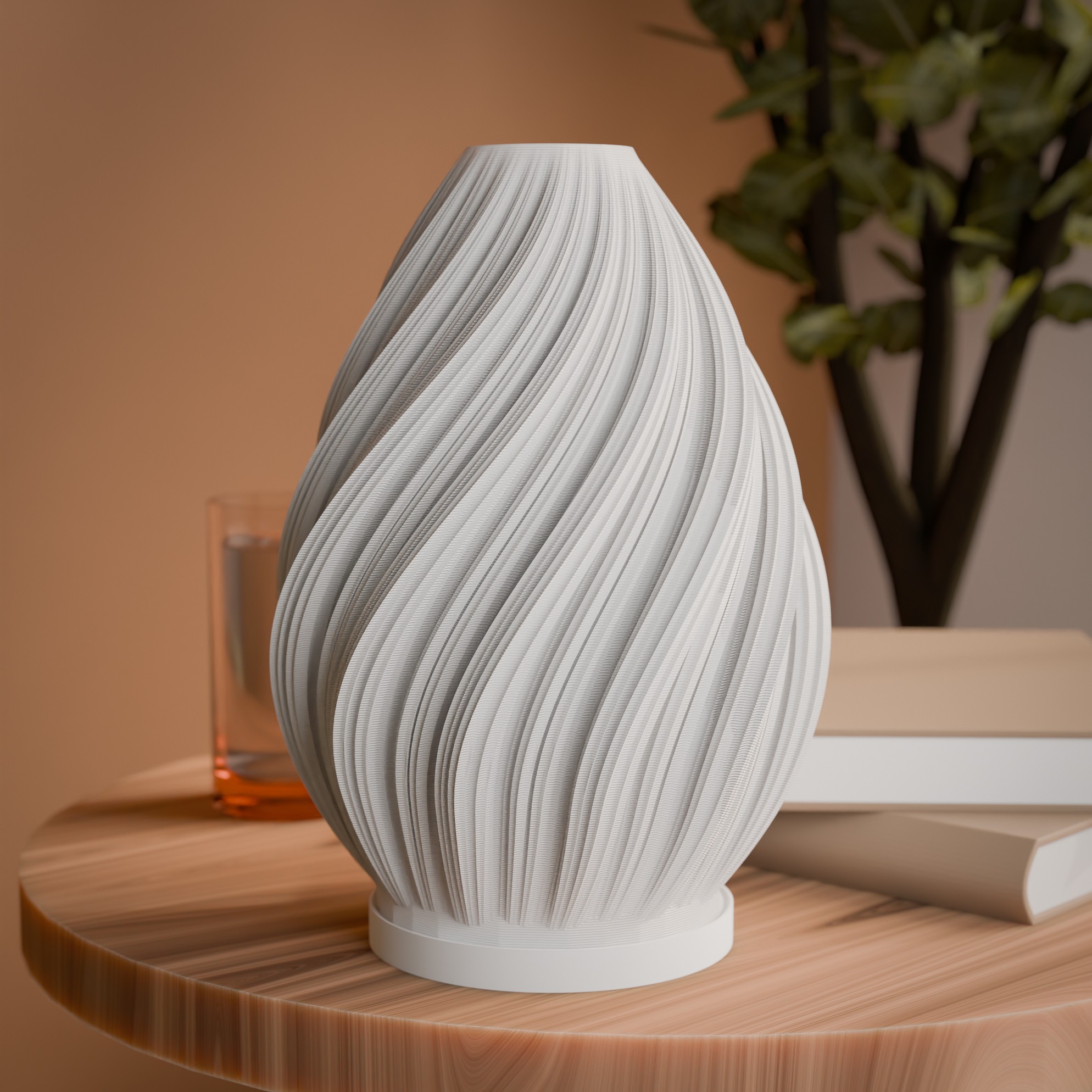 Modern 3D Printed Desk Lamp