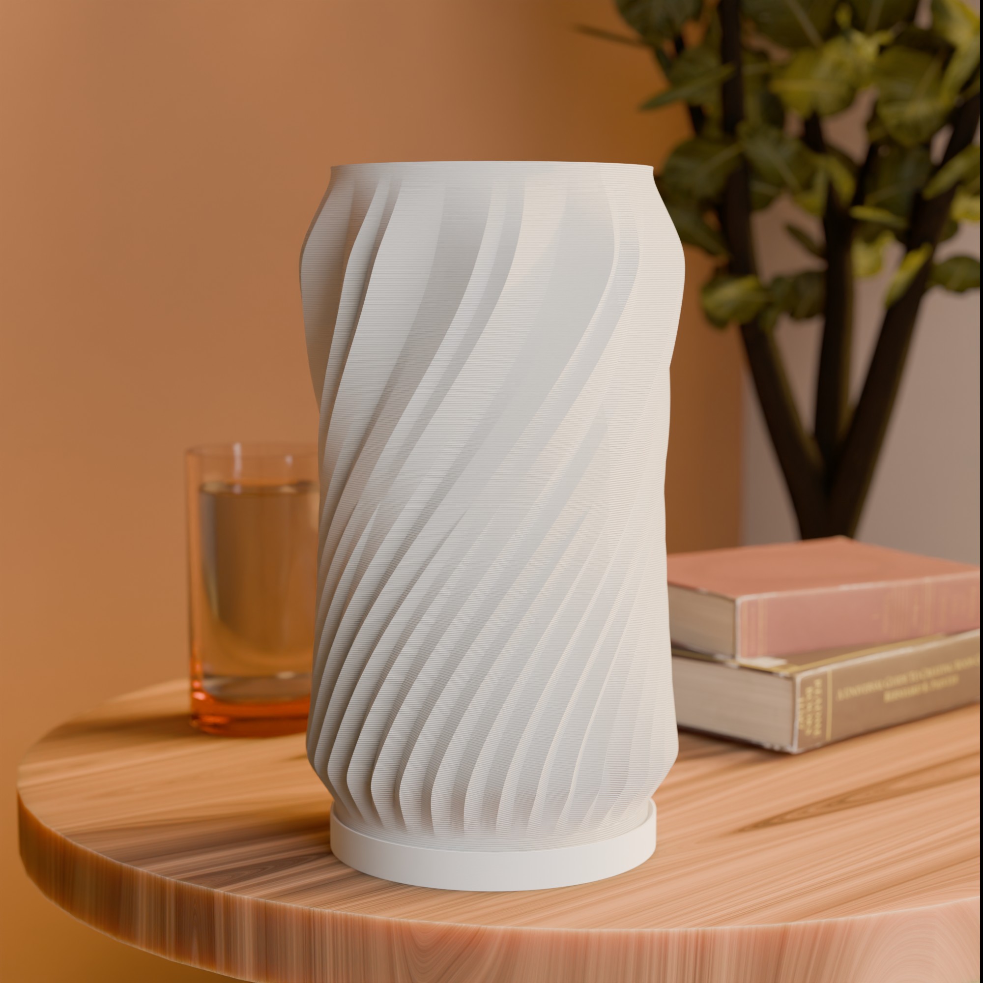 Modern 3D Printed Desk Lamp