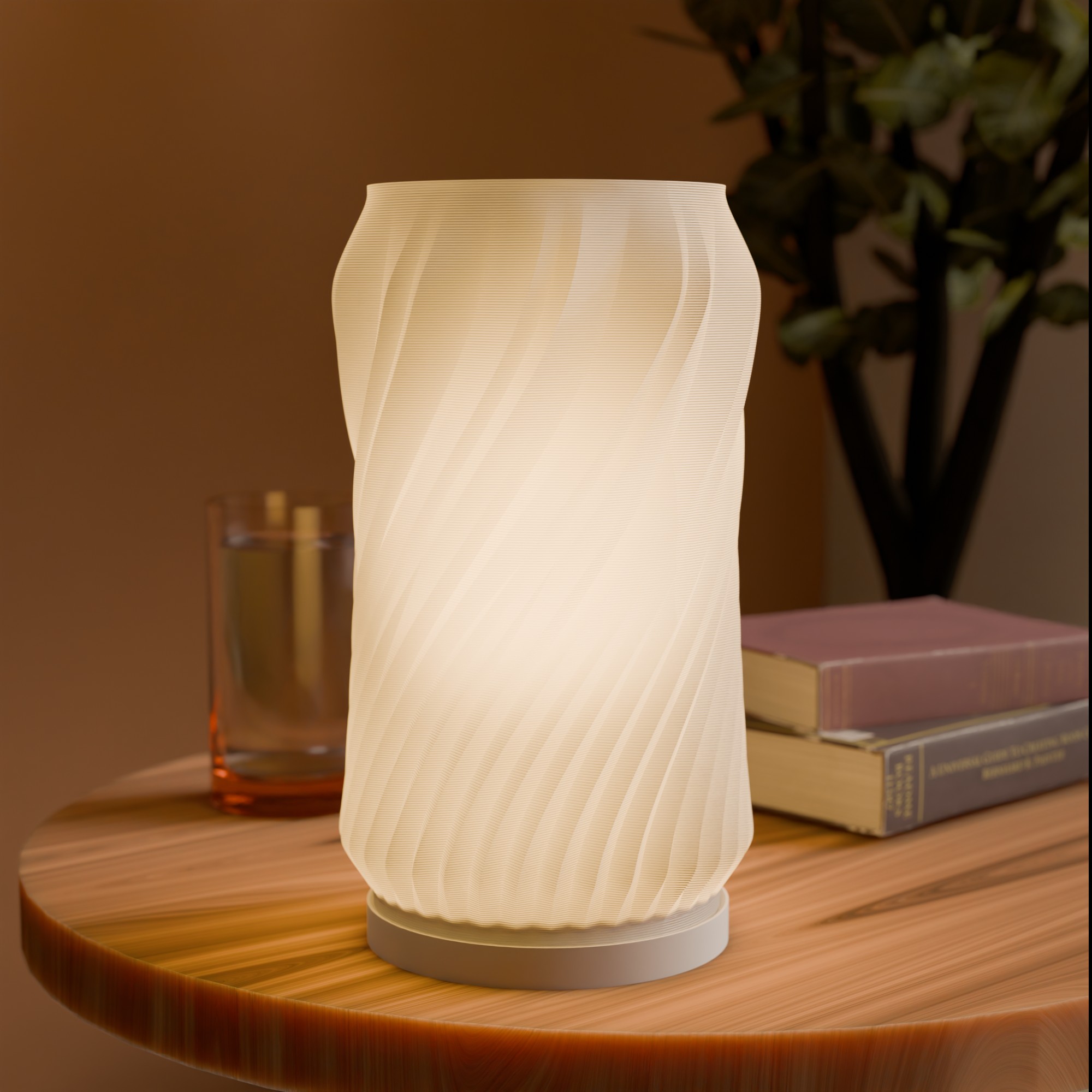 Modern 3D Printed Desk Lamp