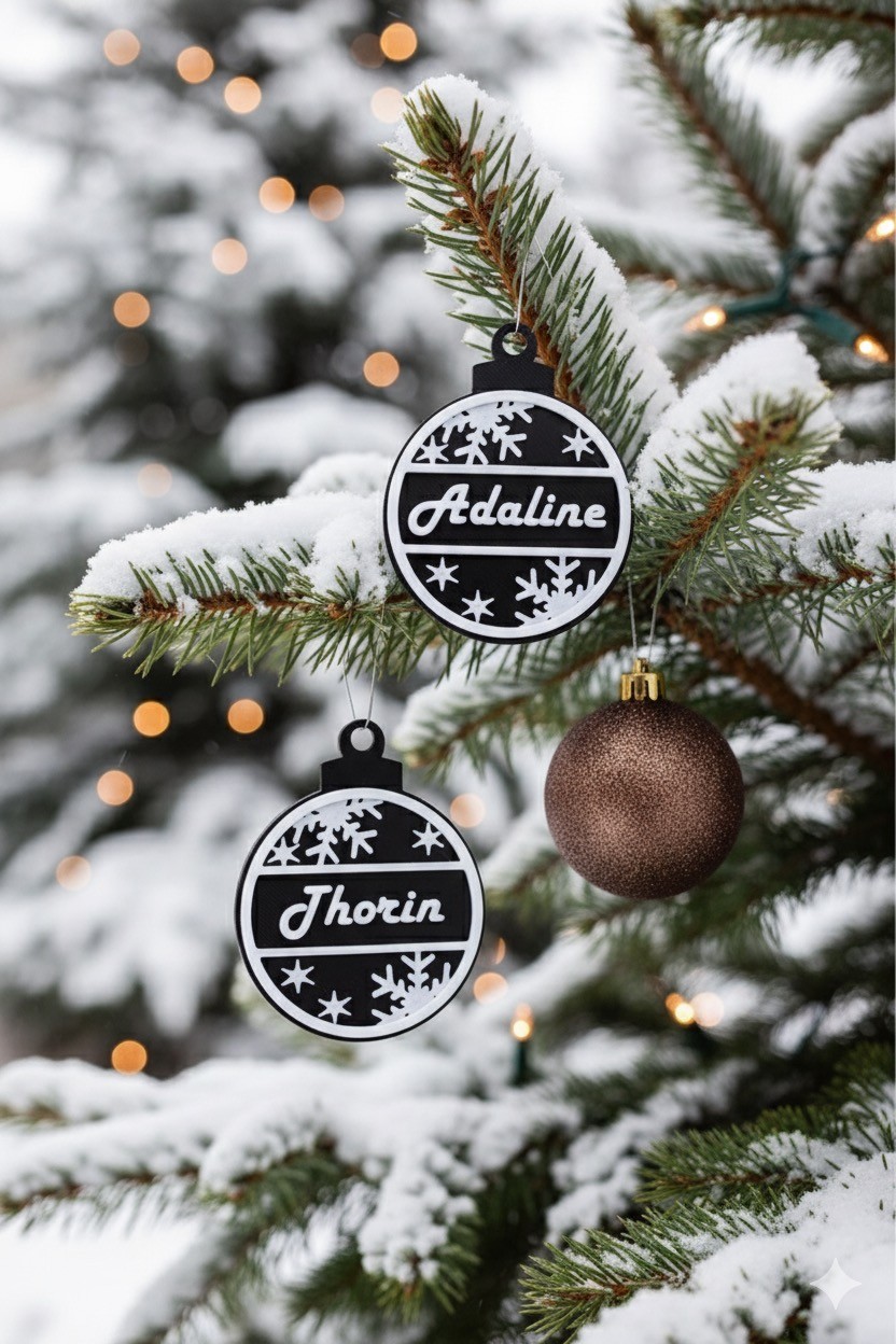 Customizable Holiday Ornaments