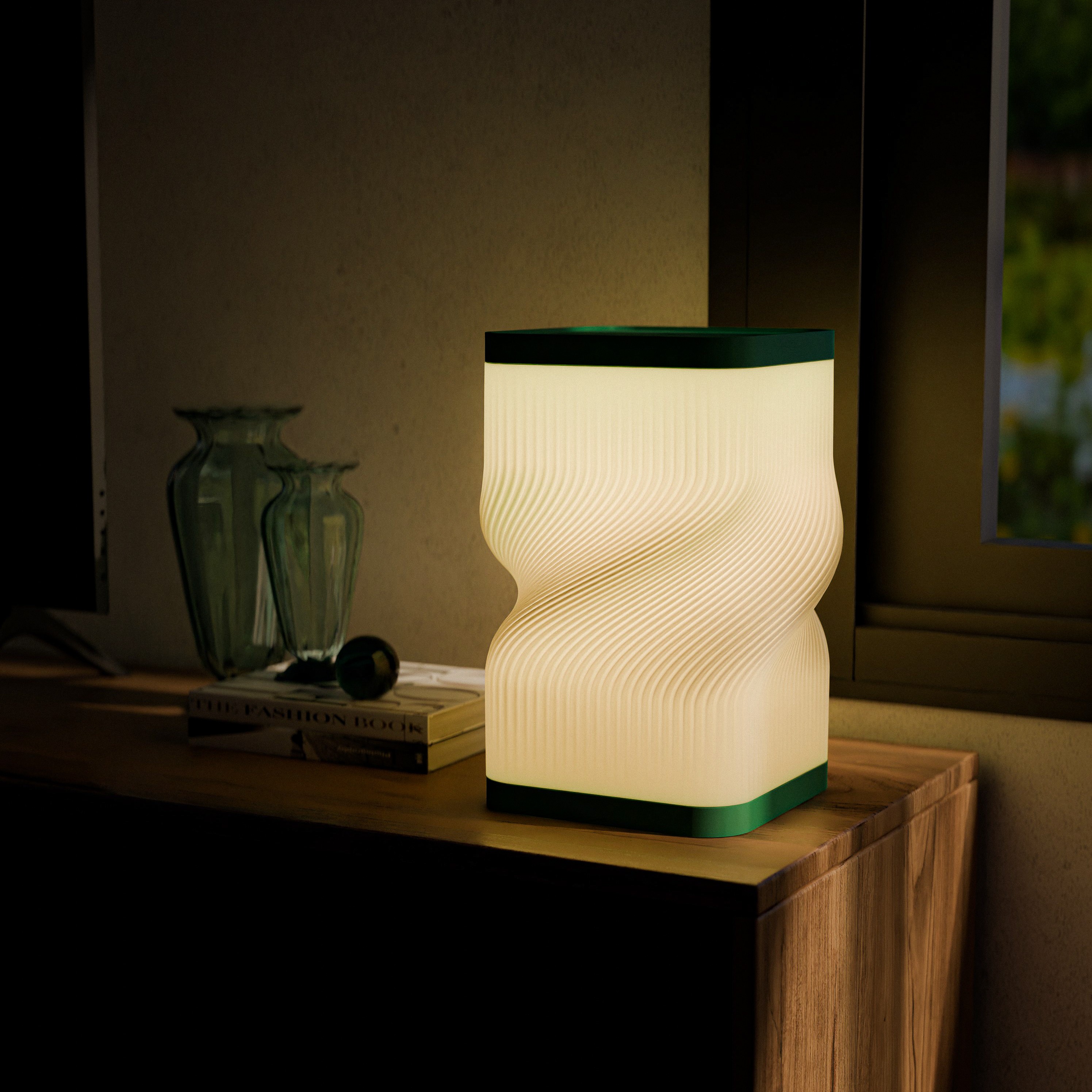 Modern Dome-Style 3D Printed Table Lamp
