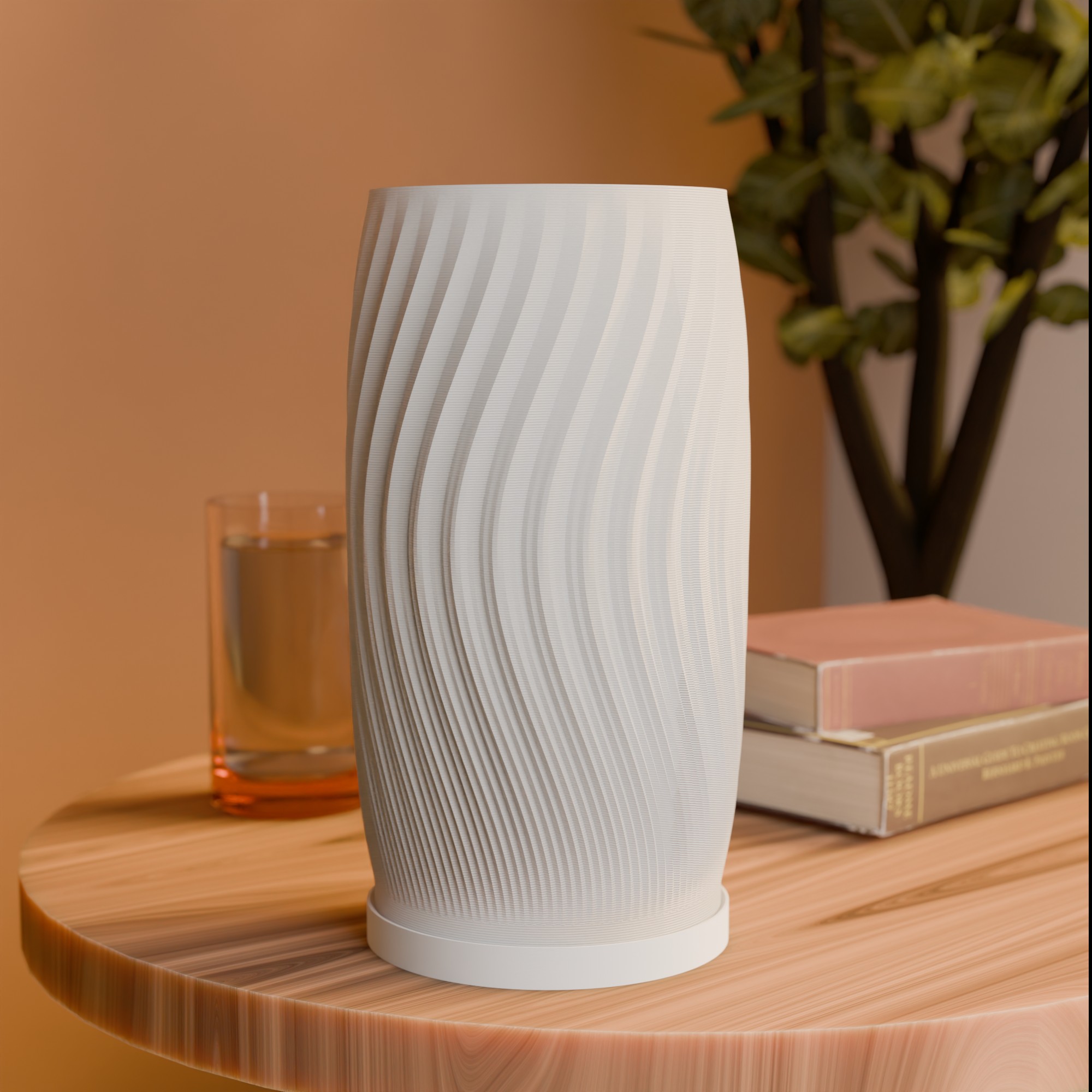 Modern 3D Printed Desk Lamp