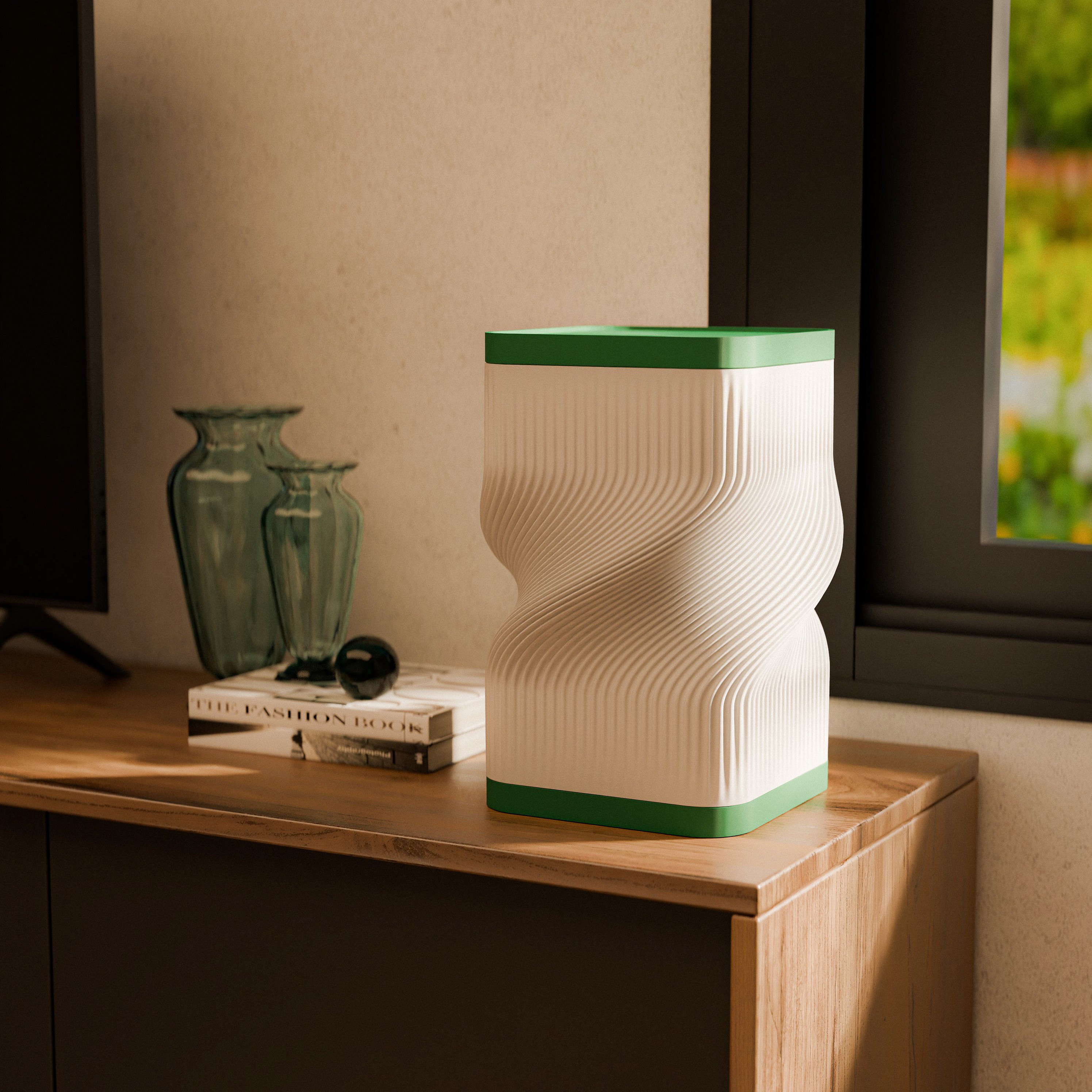Modern Dome-Style 3D Printed Table Lamp