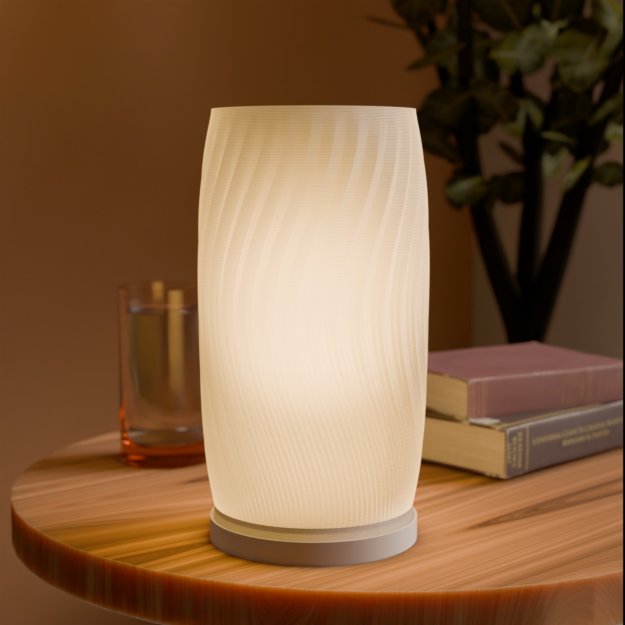 Modern 3D Printed Desk Lamp