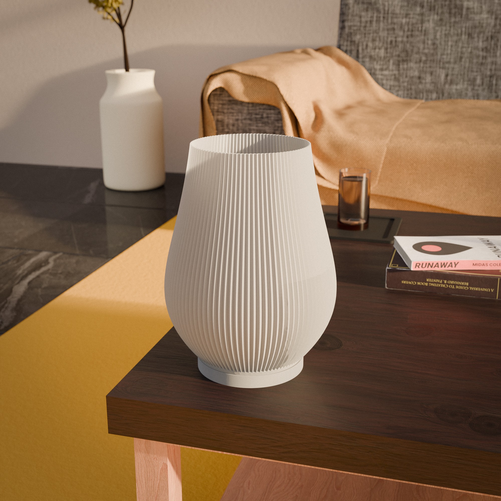 Modern 3D Printed Desk Lamp