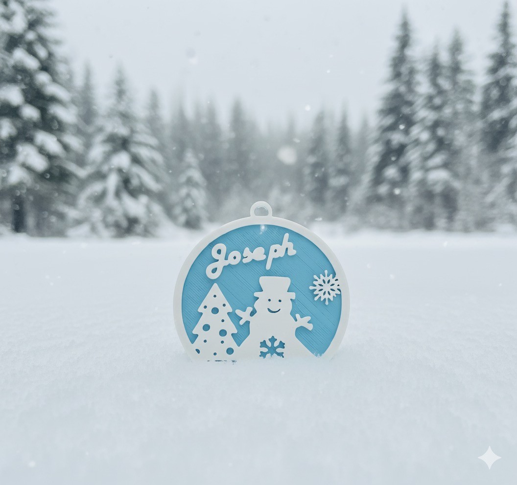 Customizable Holiday Ornaments